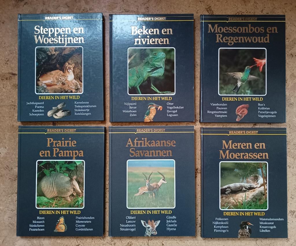 Reader's Digest Dieren, Boeken, Ophalen, Readers digest, Complete serie, Zo goed als nieuw