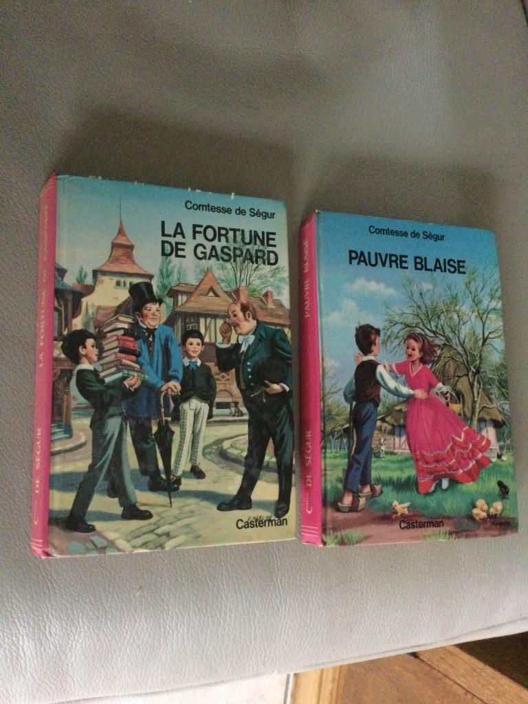 2 LIVRES:"COMTESSE DE SEGUR"/CATERMAN/1974, Antiquités & Art, Enlèvement ou Envoi, COMTESSE DE SEGUR