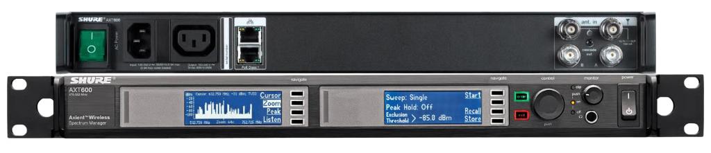 Shure AXT600 Spectrum Manager 470-952MHz, TV, Hi-fi & Vidéo, Appareils professionnels, Utilisé, Audio, Enlèvement ou Envoi