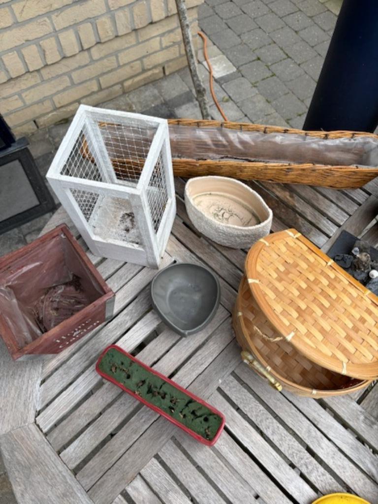 7 stuks opvul schalen en manden, Huis en Inrichting, Ophalen of Verzenden, Zo goed als nieuw, Schaal