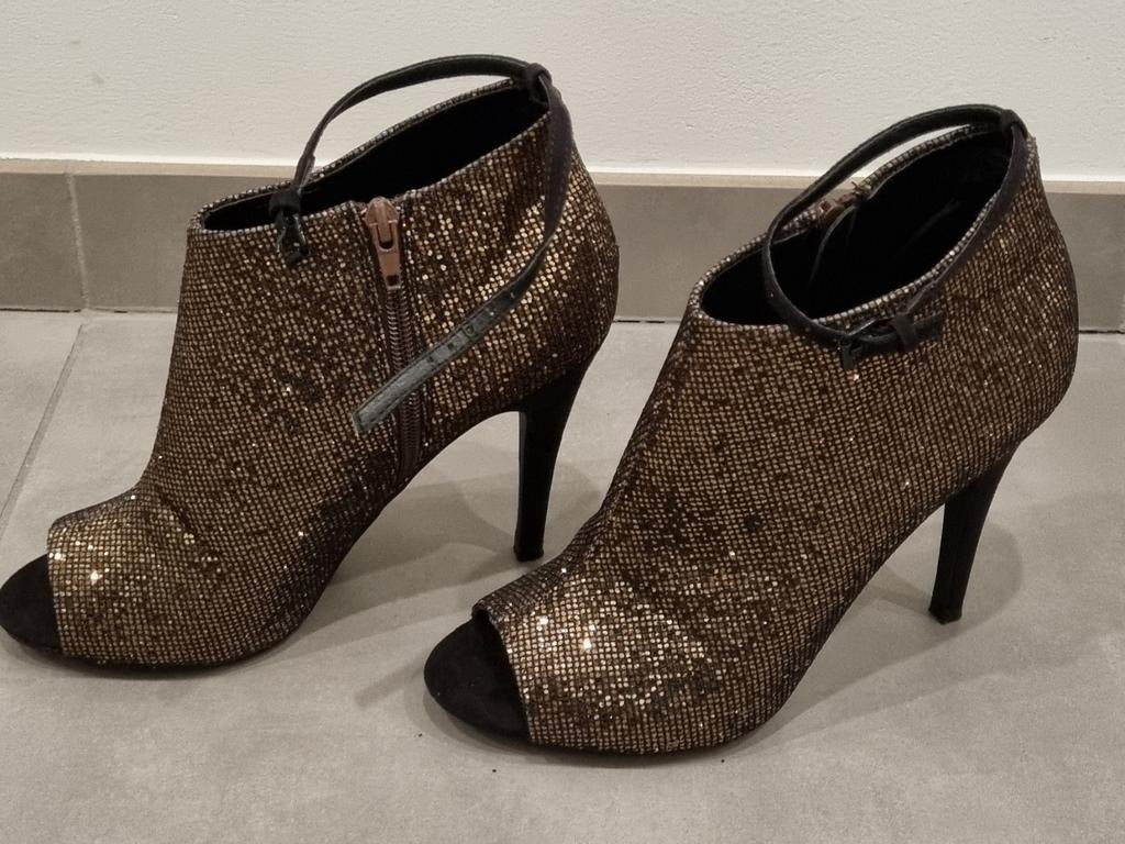 Bottines brillantes à bout ouvert, Primadonna, taille 39, Enlèvement ou Envoi
