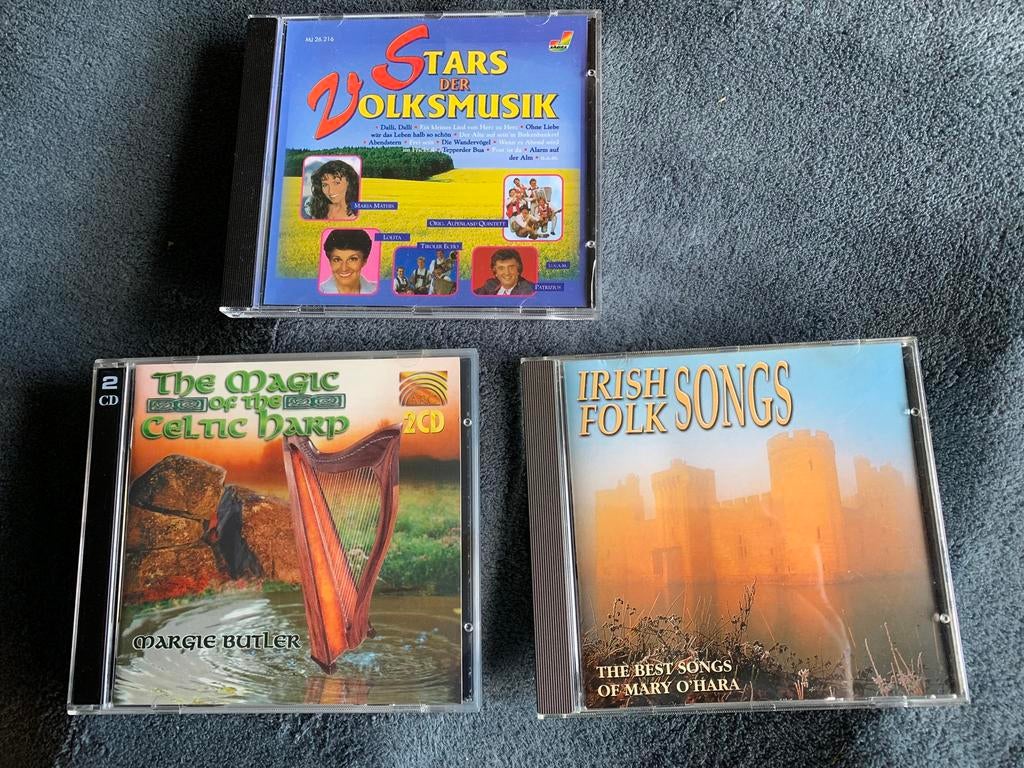 Celtic / Irish / Volksmuziek. Verschillende prijs zie foto's, Ophalen, Zo goed als nieuw