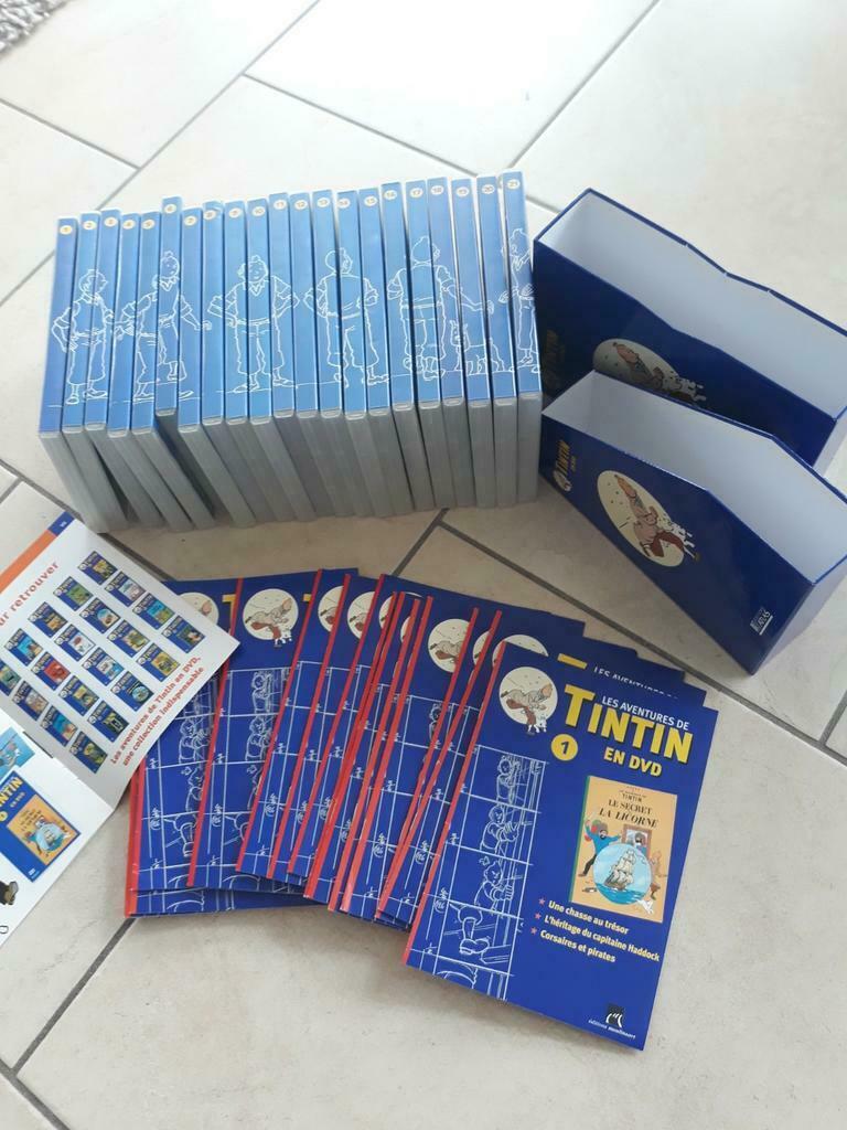Collection Tintin 21 DVD +21 livrets explicatifs