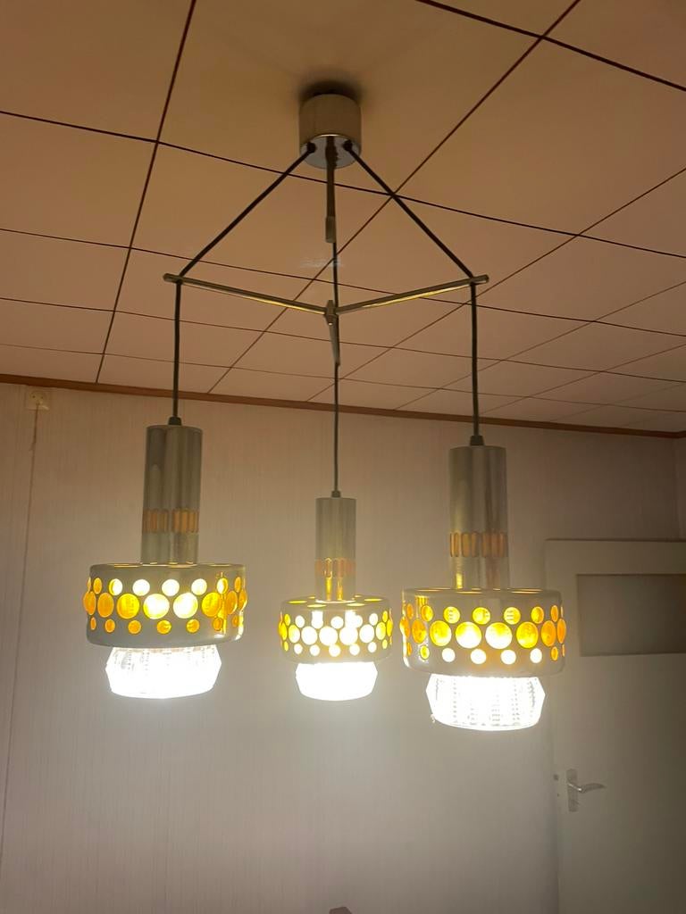 Lampe suspendue Vintage Space Age de Massive, Enlèvement, Comme neuf