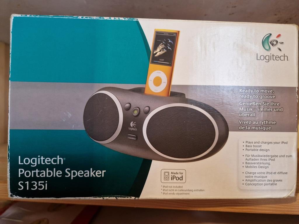 Logitech portable ipod speaker, Ophalen