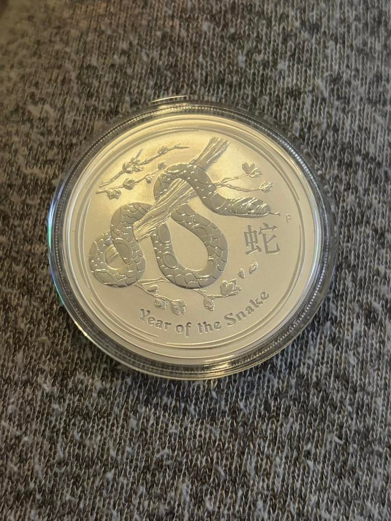 Lunar snake 2 2013, Ophalen, Zilver