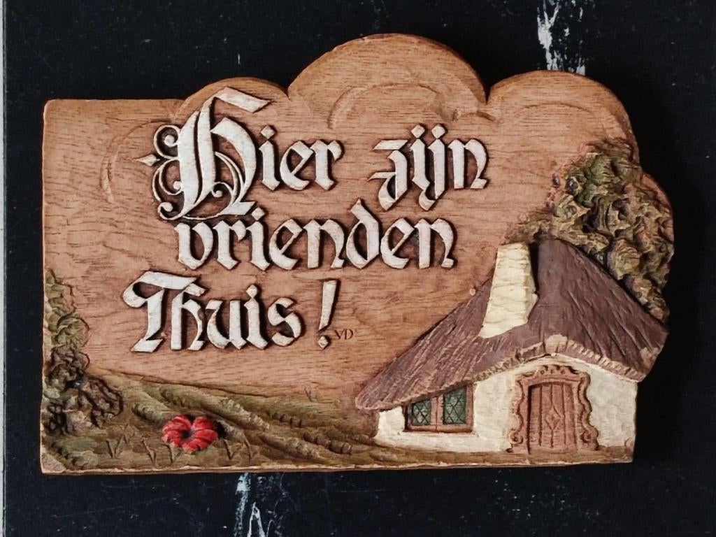 Berichtenborden van hout of klei om op te hangen, Huis en Inrichting, Woonaccessoires | Tekstborden en Spreuken, Ophalen of Verzenden