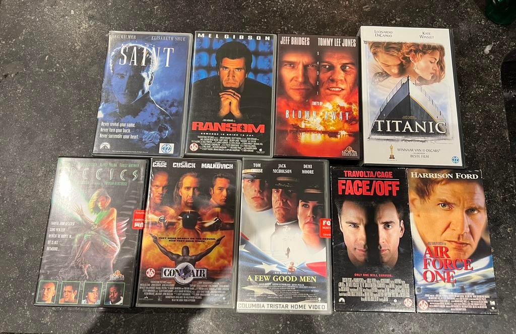 Cassettes VHS, divers titres, 1€/pièce, Tous les âges, Enlèvement ou Envoi, Utilisé, Action et Aventure