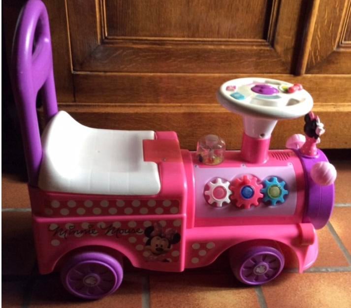 Chariot Minnie Mouse avec toutes sortes de sons et jouet, Enlèvement ou Envoi, Comme neuf