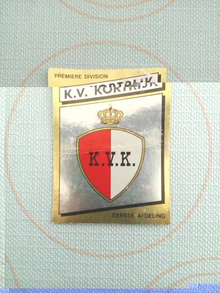 Panini, KVKortrijk, Collections, Envoi, Comme neuf, Affiche, Image ou Autocollant
