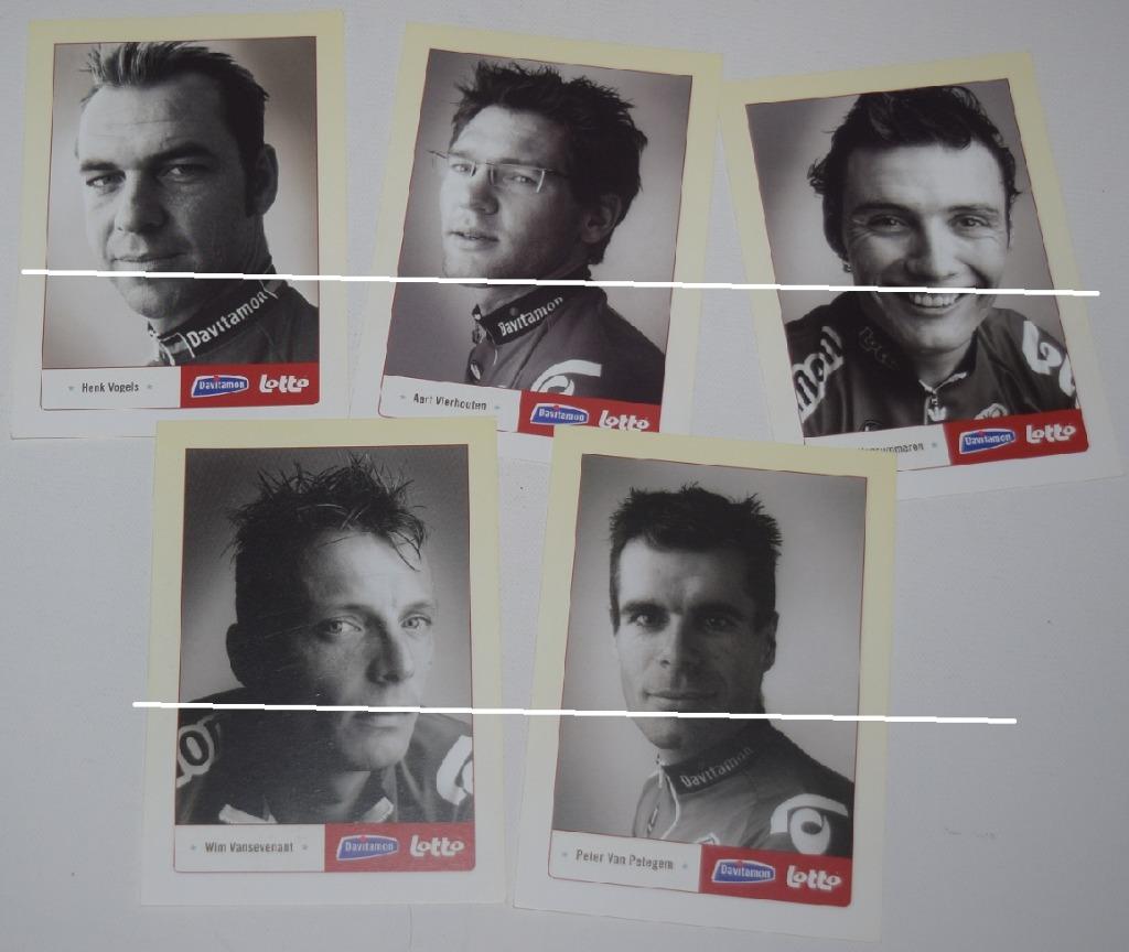 Davitamon - Lotto / Complete ploeg in postkaarten. 27 foto's, Verzenden, Zo goed als nieuw, Overige typen