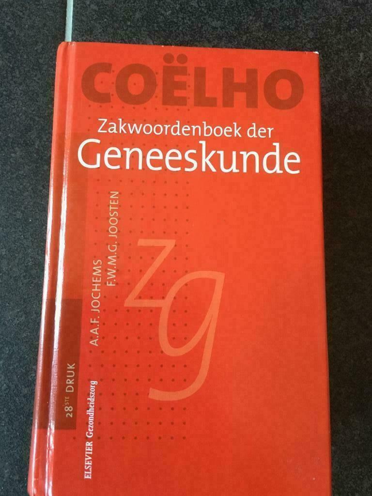 Coëlho zakwoordenboek der geneeskunde, Ophalen of Verzenden, Zo goed als nieuw, Hoger Onderwijs