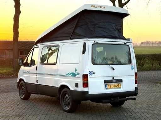 Originele Ford Nugget campervan 1996, Caravanes & Camping, Camping-cars, Jusqu'à 4, 4 à 5 mètres, Boîte manuelle, Ford