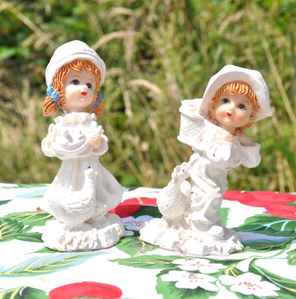couple statues enfantine resine blanche, Enlèvement ou Envoi