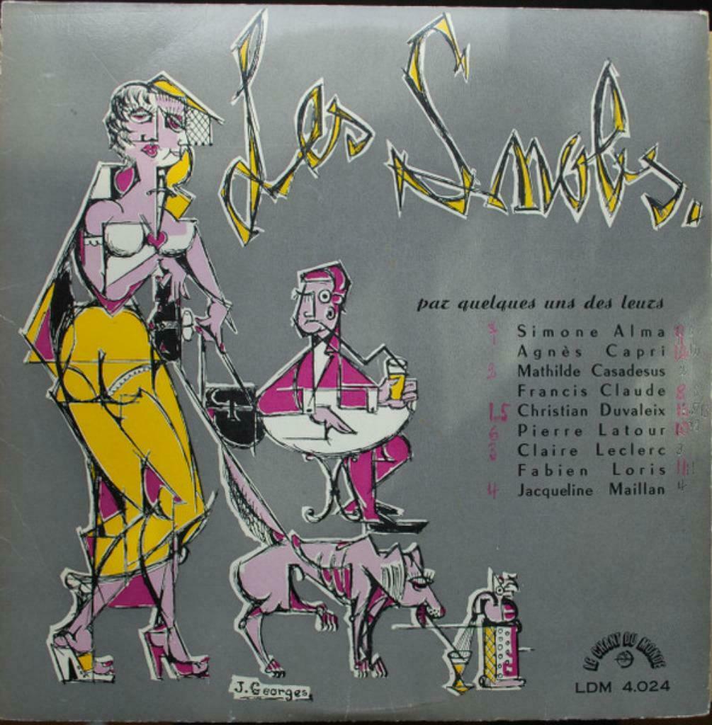 LP  Various ‎– Les Snobs, Par Quelques Uns Des Leurs, Cd's en Dvd's, Ophalen of Verzenden, Gebruikt, 10 inch