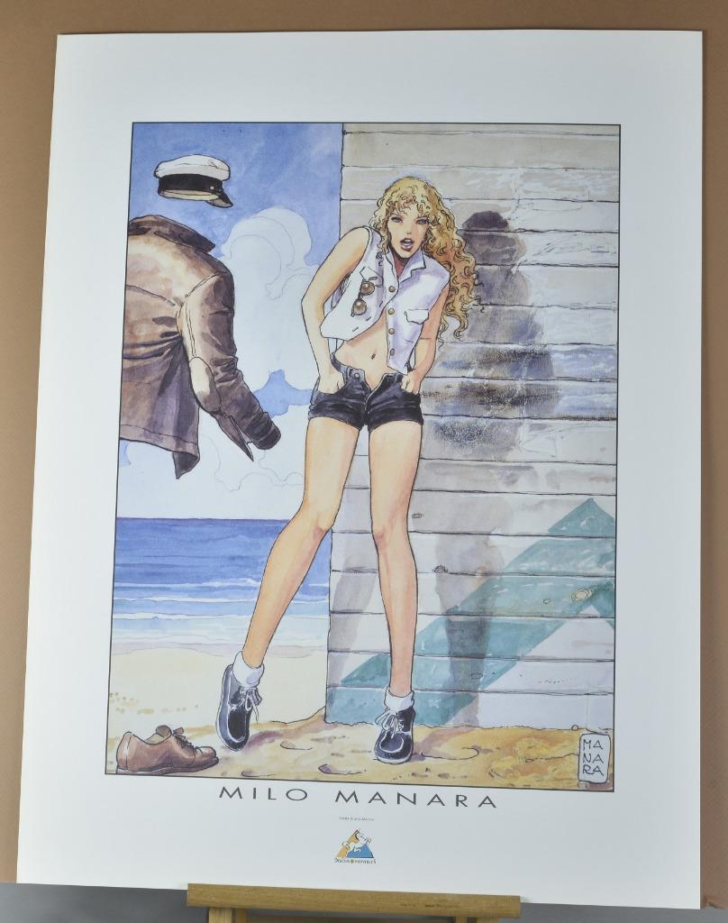 MILO MANARA Le Parfum de l'Invisible 60x80cm 2001, Antiquités & Art, Enlèvement