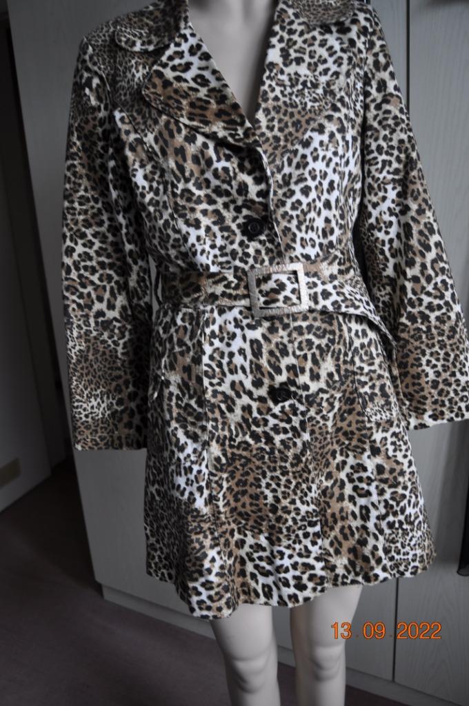 Veste dame léopard, Enlèvement ou Envoi, Porté, Taille 38/40 (M)