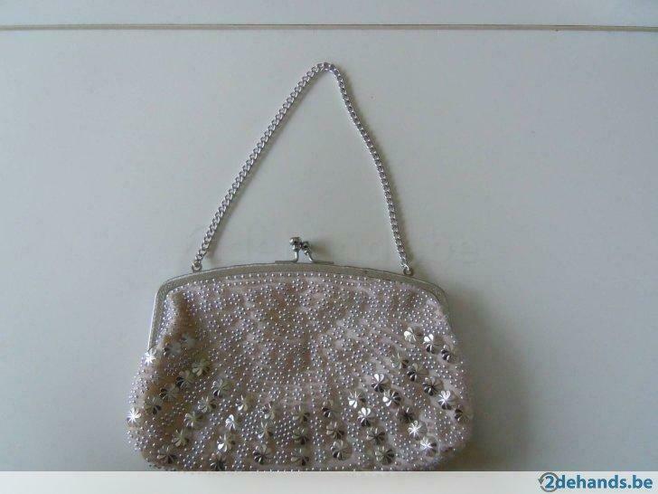 handtas - zilverkleurig, Handtassen en Accessoires, Gebruikt