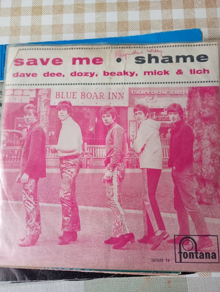 Dave Dee , Dozy , Beaky , Mick & Tich - Save me, Pochette photo, 7 inch, Utilisé, Pop
