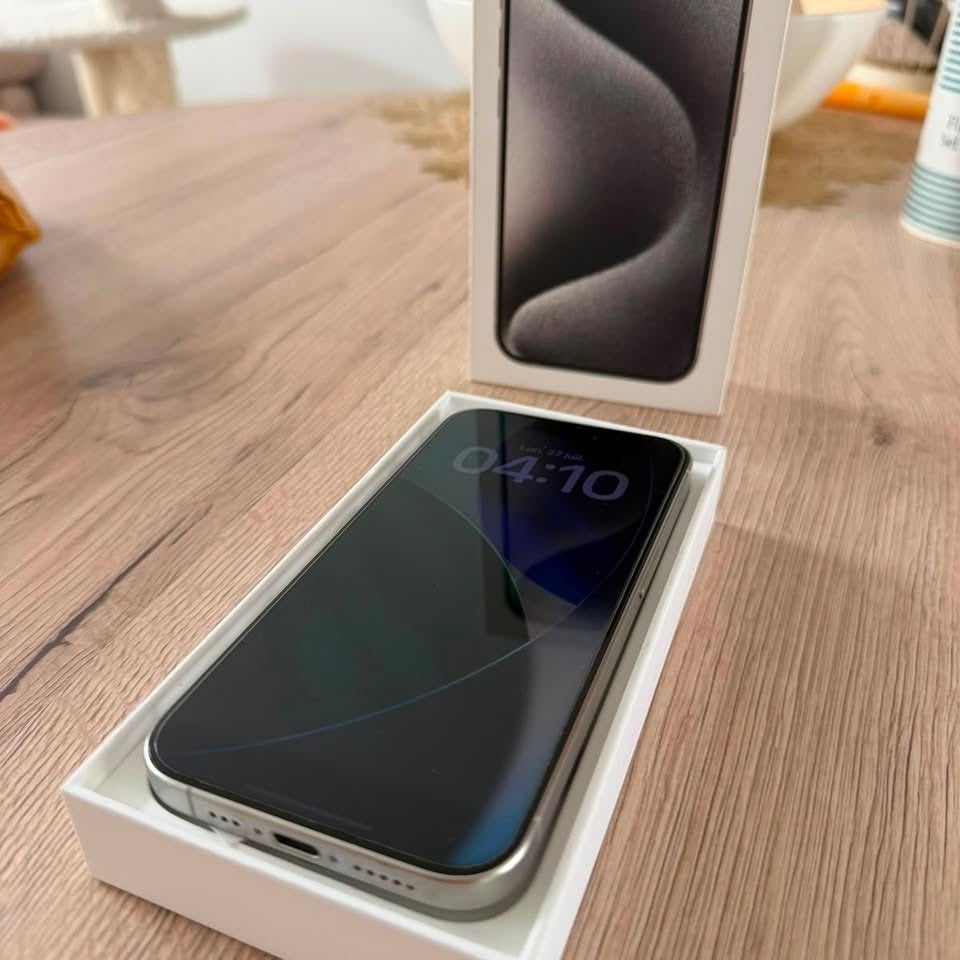 iPhone 15pro blanc, 128 GB, Wit, Ophalen of Verzenden, Zo goed als nieuw