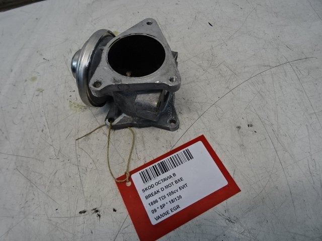 VANNE EGR Skoda Octavia Combi (1Z5) (038129637D), Utilisé, Skoda