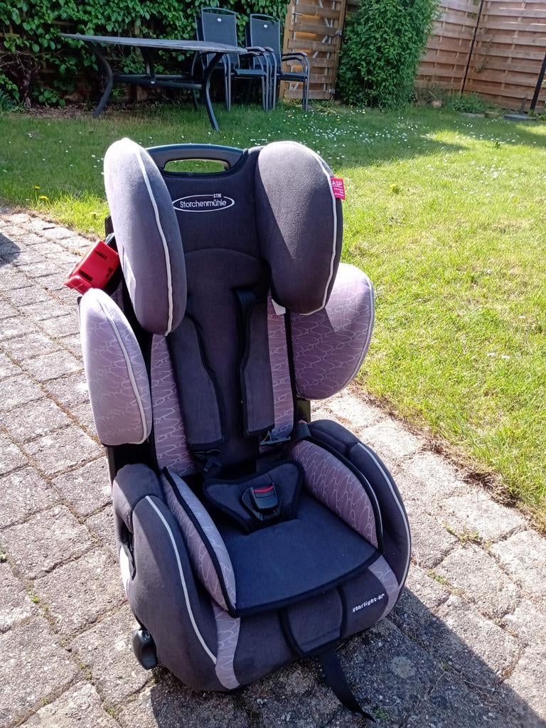 Storchenmühle Starlight EP autostoel 9-36 kg, Kinderen en Baby's, Autostoeltjes, Verstelbare rugleuning, Autogordel, Zo goed als nieuw