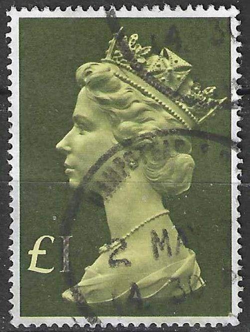 Groot-Brittannie 1977 - Yvert 822 - Queen Elisabeth II (ST), Verzenden, Gestempeld