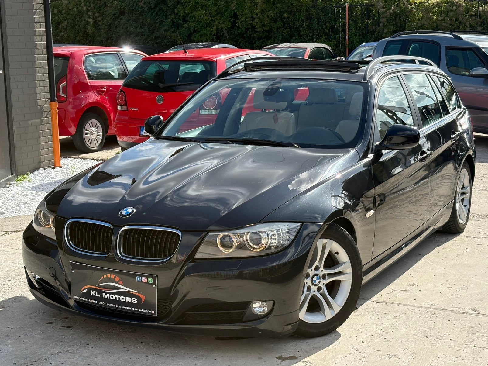 BMW 320D E91 TOURING 168 000KM CARPASS 177CV EURO 5, Auto's, BMW, Achterwielaandrijving, Beige, Zwart, Leder