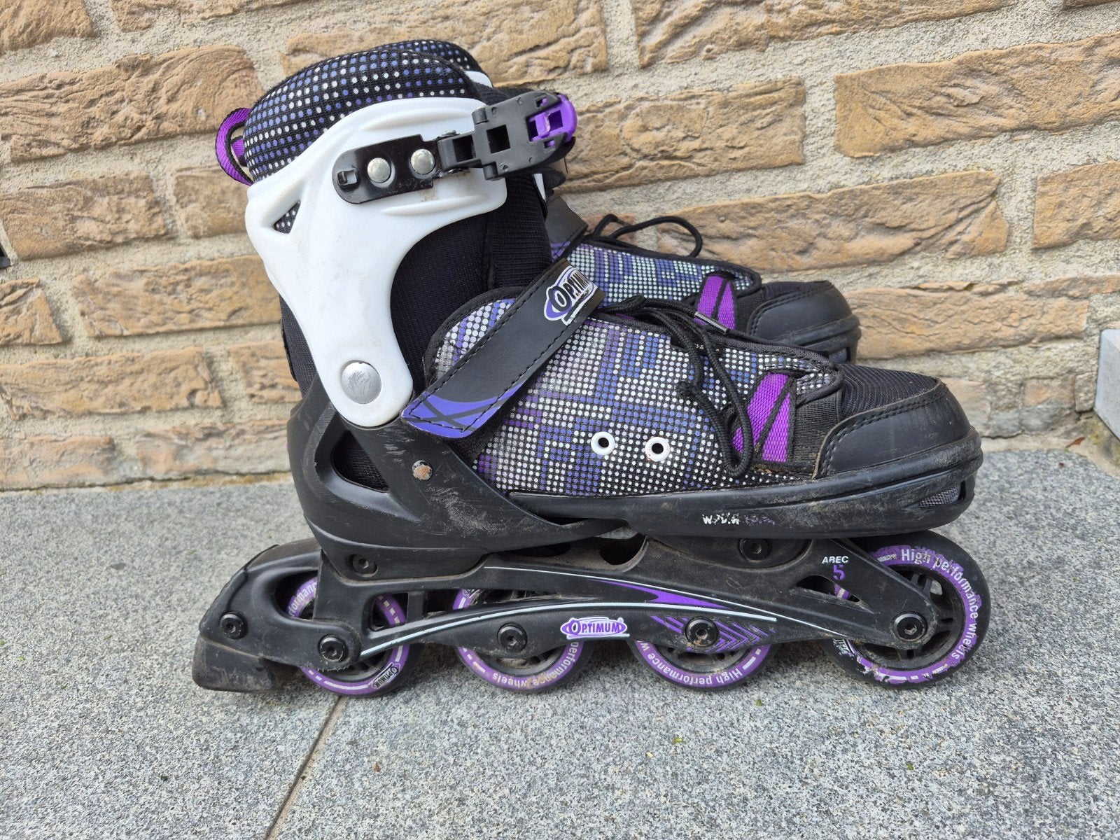 Optimum inlineskates Slider 37/40, Overige merken, Kinderen, Ophalen of Verzenden, Inline skates 4 wielen