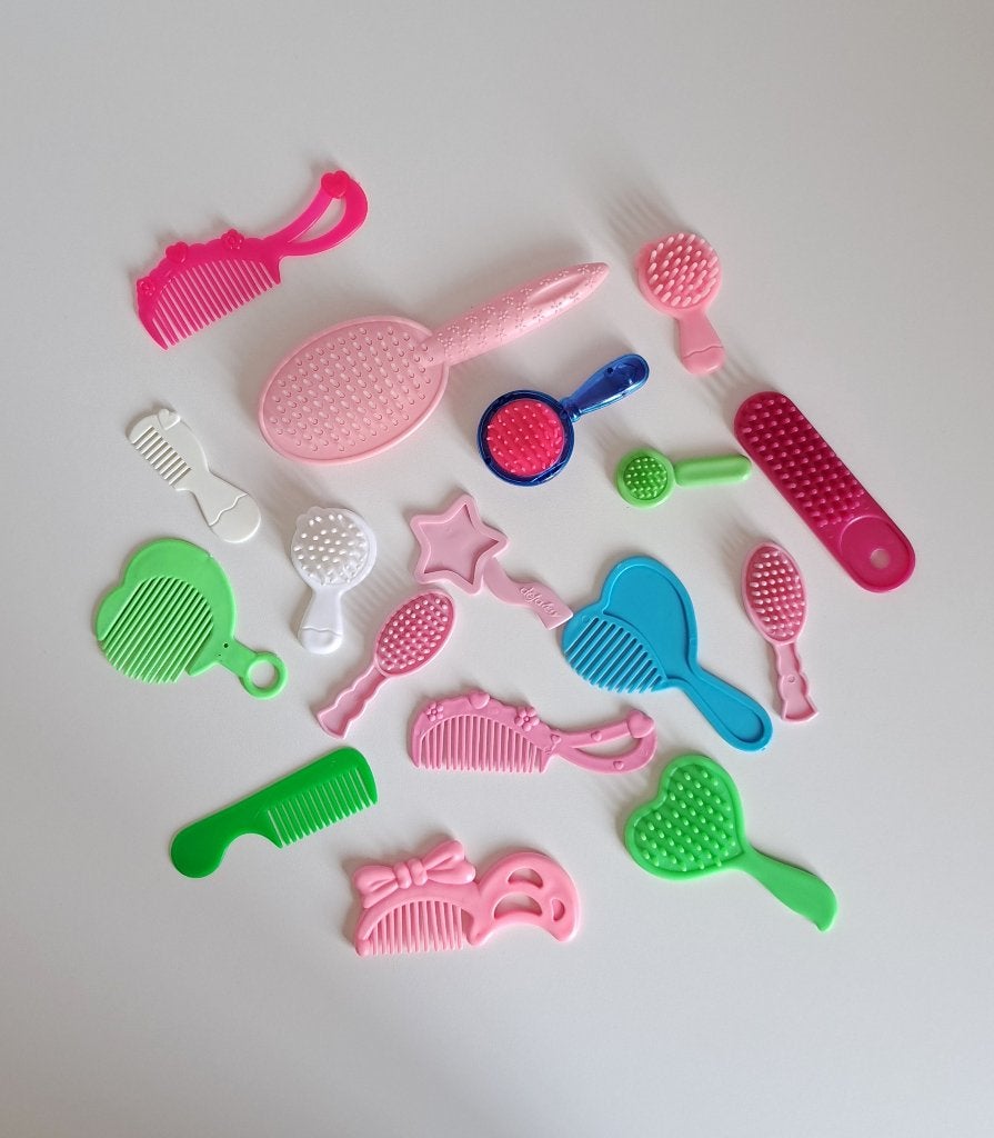 Lot van 16 poppenkammetjes, Enfants & Bébés, Jouets | Poupées, Enlèvement ou Envoi, Utilisé, Barbie
