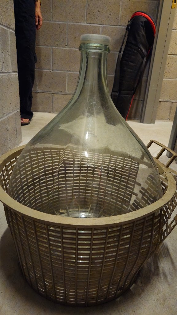 dame jeanne 25 Litres, Enlèvement