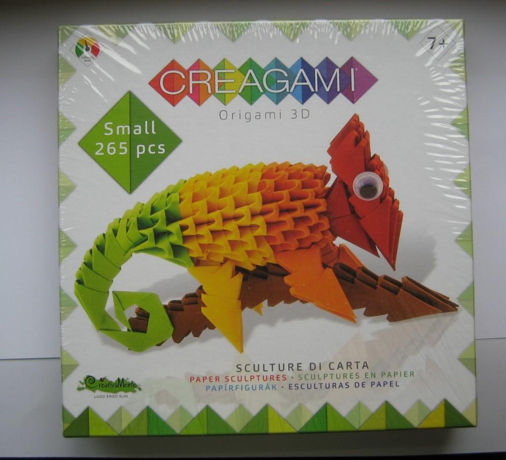 Papier sculptuur Kameleon - Creagami, Hobby en Vrije tijd, Ophalen of Verzenden, Nieuw