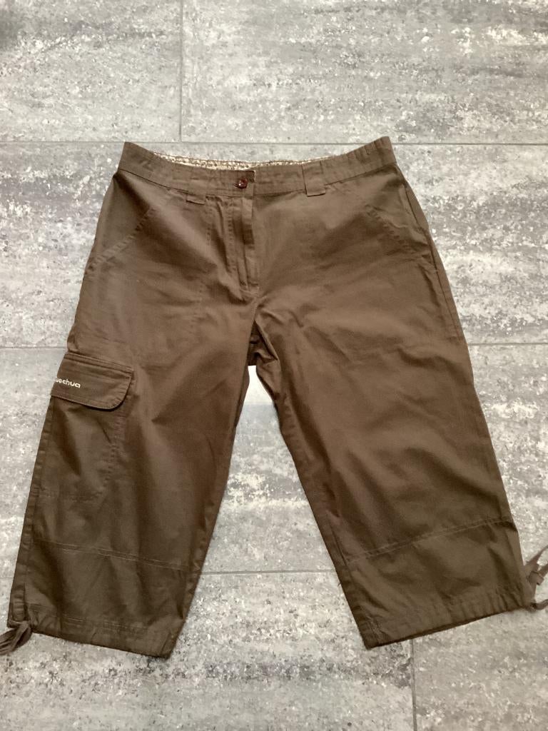 Broek Quechua 40, Maat 38/40 (M), Bruin, Ophalen of Verzenden, Zo goed als nieuw