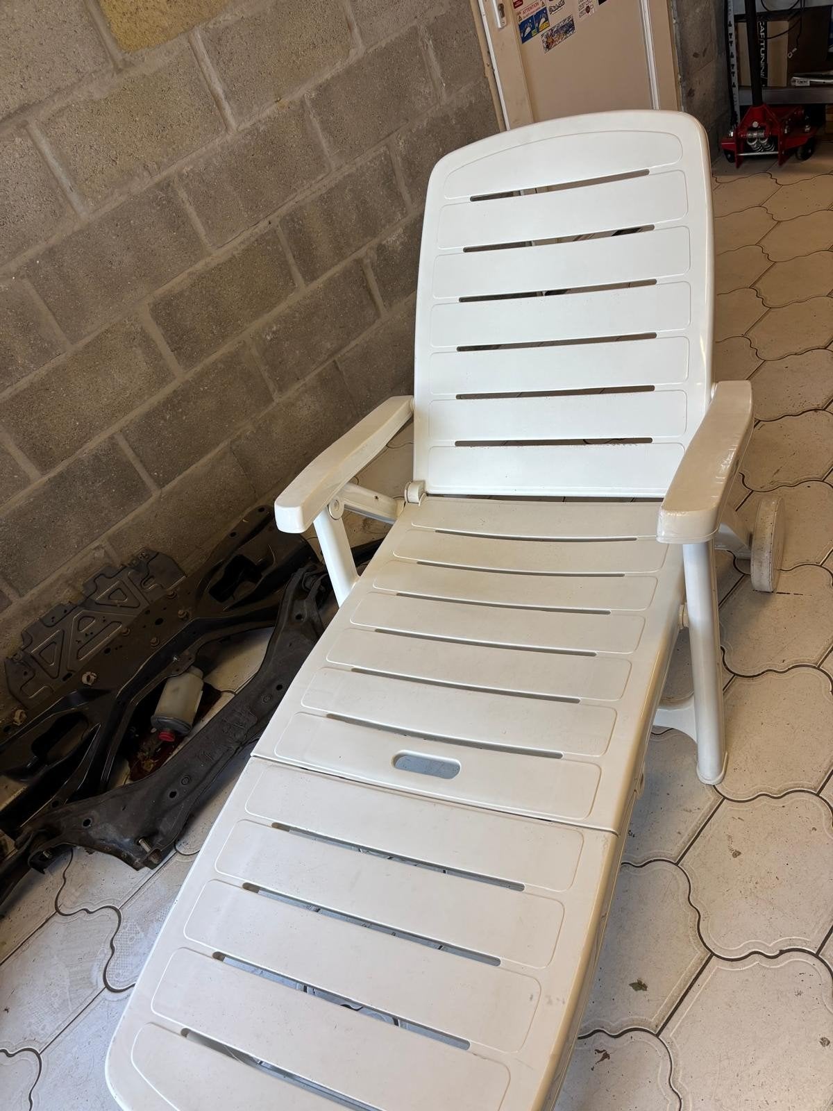 Chaise longue avec coussin, Enlèvement ou Envoi