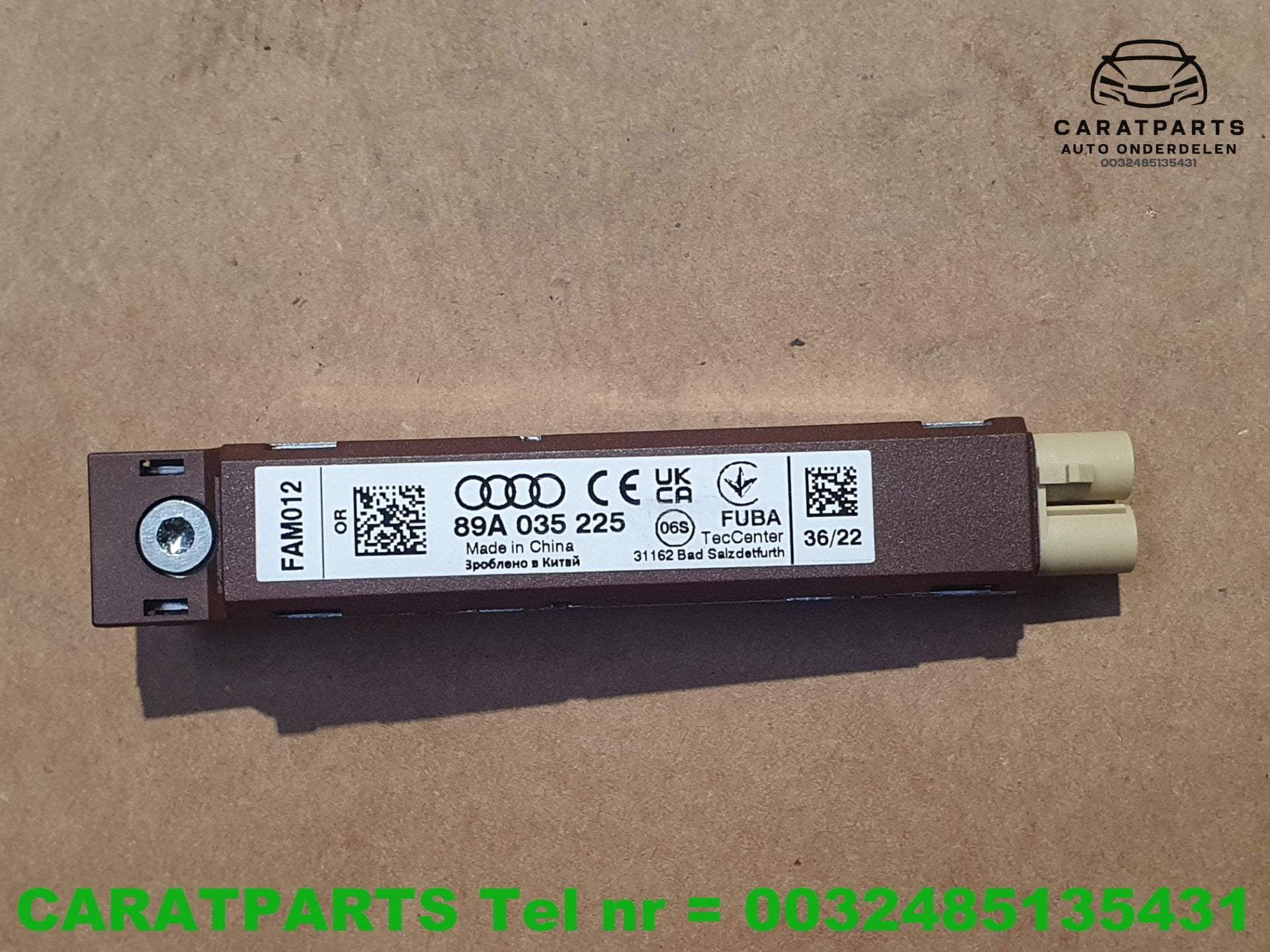 89A035225 Audi Q4 antenne versterker Q4 e-tron, Gebruikt, AUDI AG, Auto-Union-Strasse 1
85045  Ingolstadt, DE, Audi