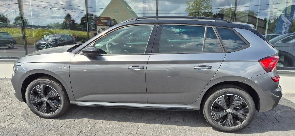 Skoda Kamiq TSI 116 DSG Panoramisch dak MONTE CARLO*NIEUW*, Autos, Skoda, Argent ou Gris, Achat, Euro 6, Entreprise