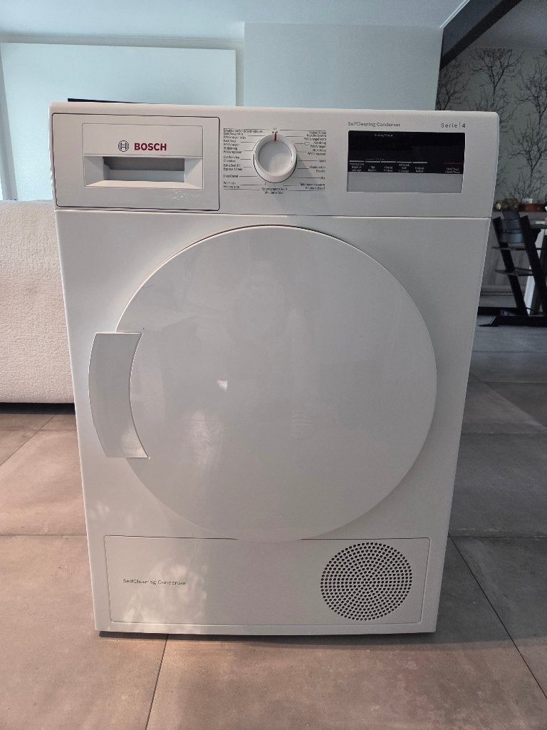 Bosch WTM83272FG série 4, 8 kg, Energy A++, Comme neuf, Chargeur frontal, Enlèvement, À condensation