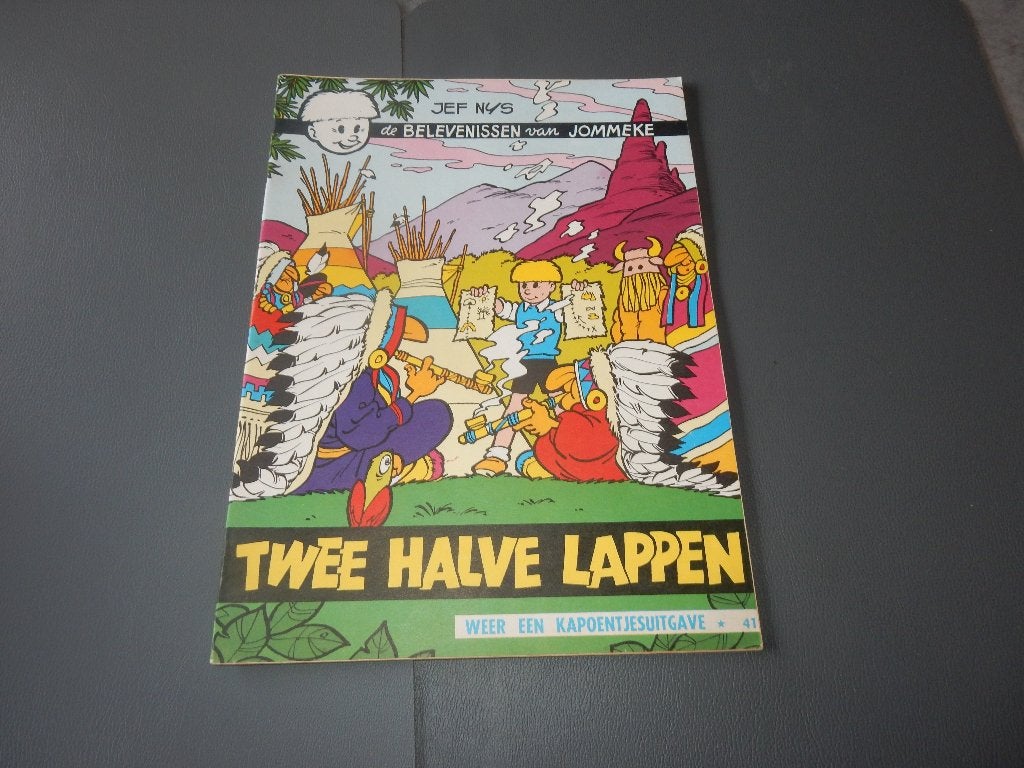 nr.15 - Jommeke: twee halve lappen (nr 41), Boeken, Eén stripboek, Ophalen of Verzenden, Gelezen