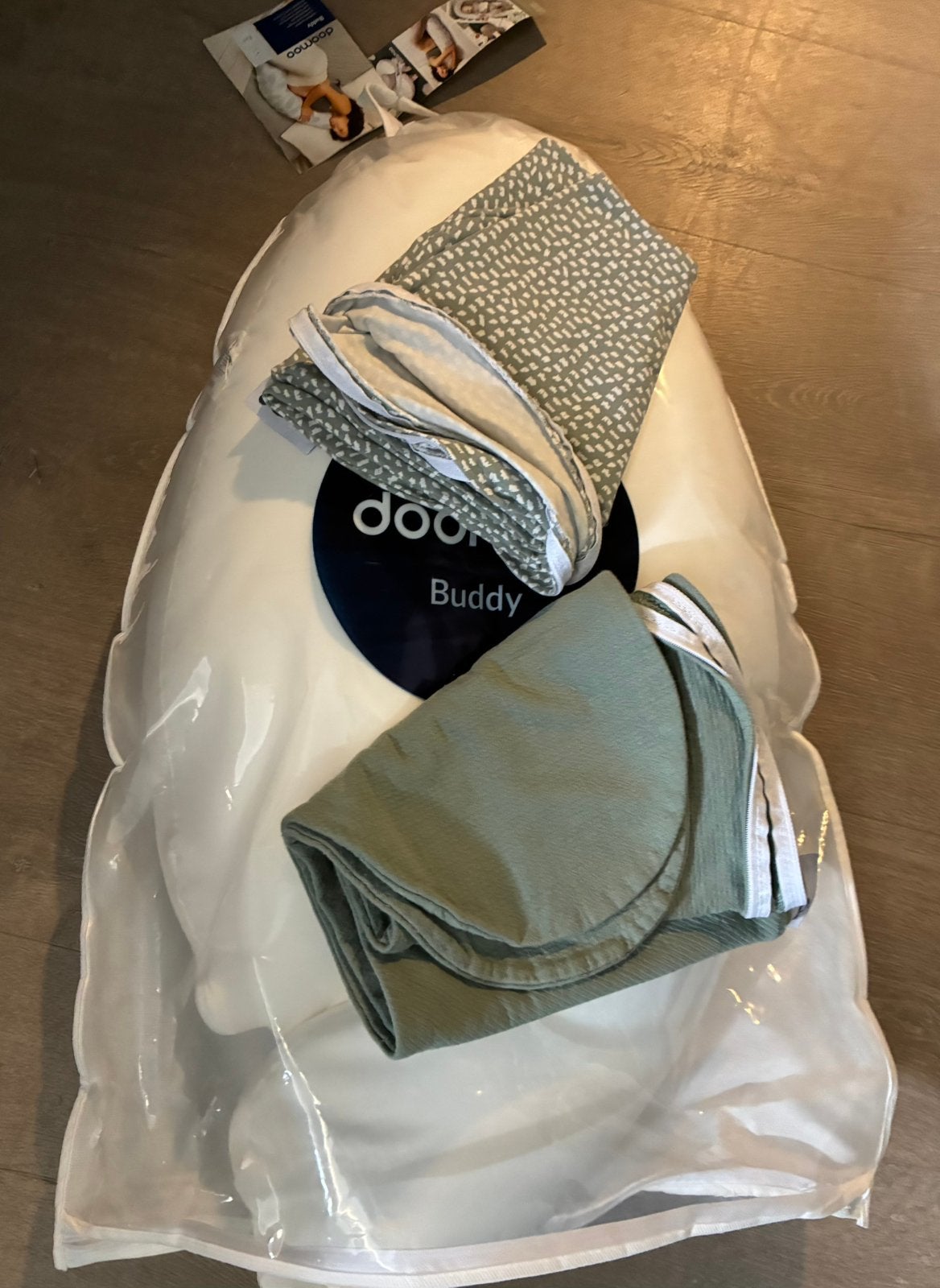 Doomoo buddy voedingskussen-zwangerschapskussen, Kinderen en Baby's, Babyvoeding en Toebehoren, Ophalen, Doomoo, Wasbare/afneembare hoes
