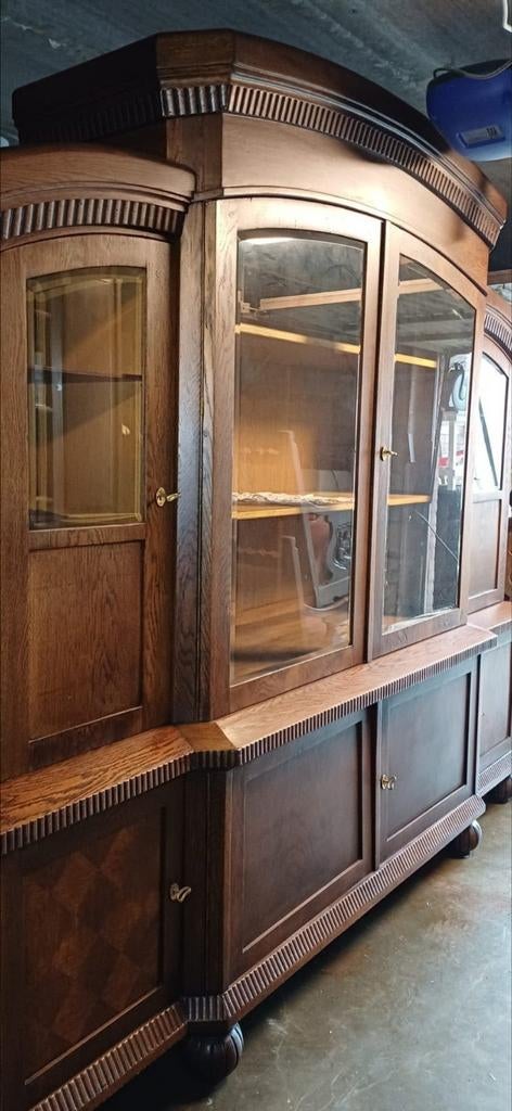Antieke zware ART DECO BUFFETKAST. Duitse makelij, Ophalen