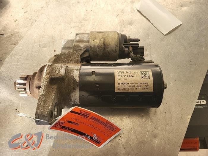Démarreur d'un Volkswagen Caddy, Volkswagen, -, 3 mois de garantie, Utilisé