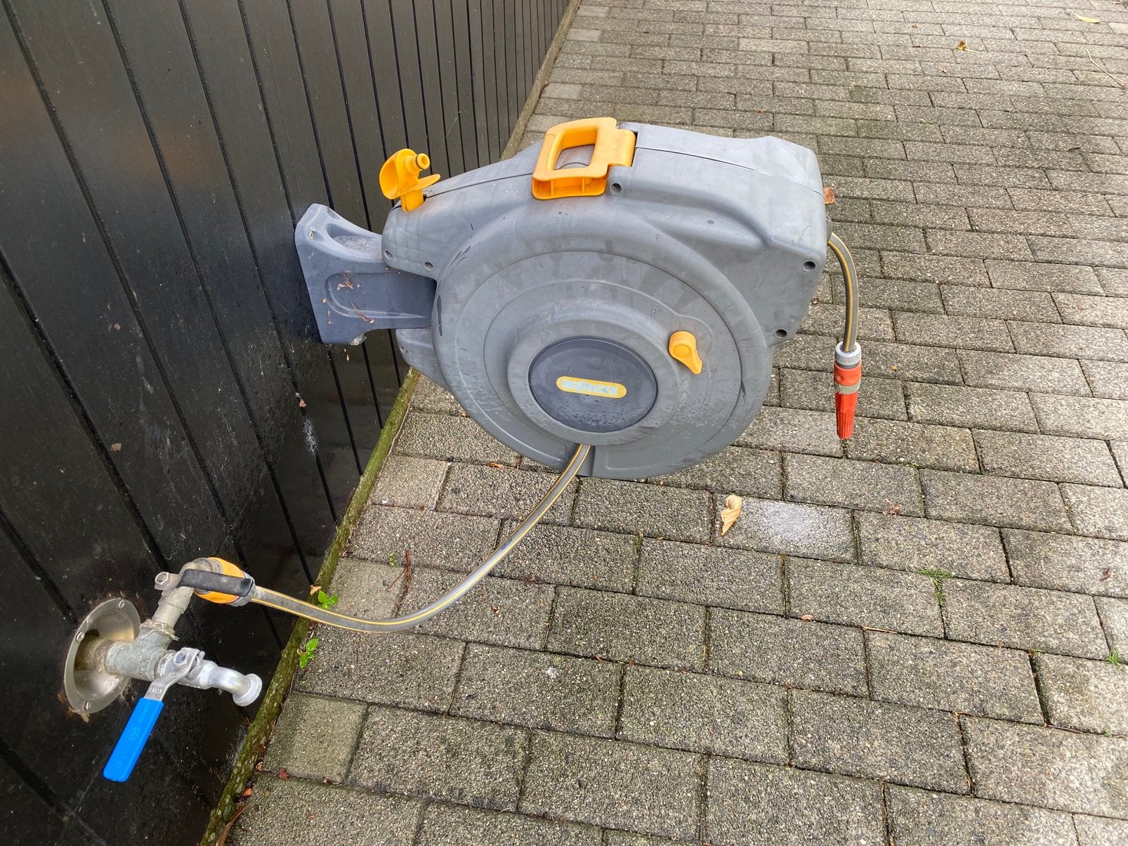 Tuin oprolslang 25m haspel, Ophalen, Gebruikt, Tuinslanghaspel