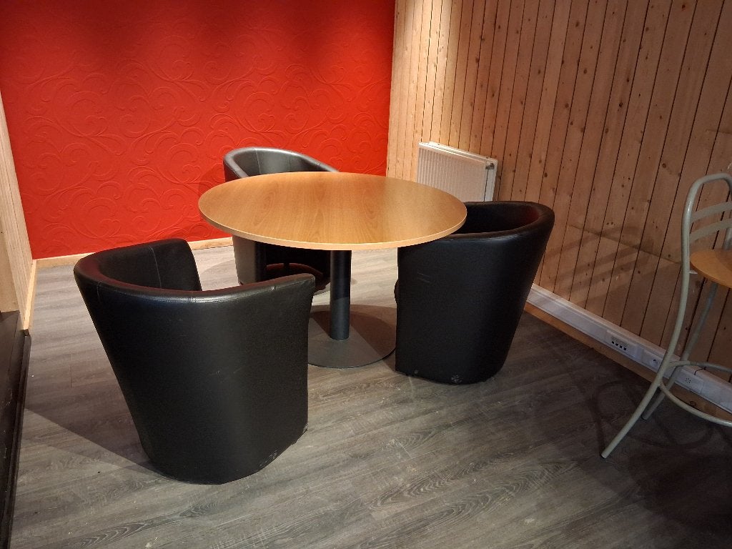 table, Maison & Meubles, Trois personnes, Rond, 100 à 150 cm, Enlèvement