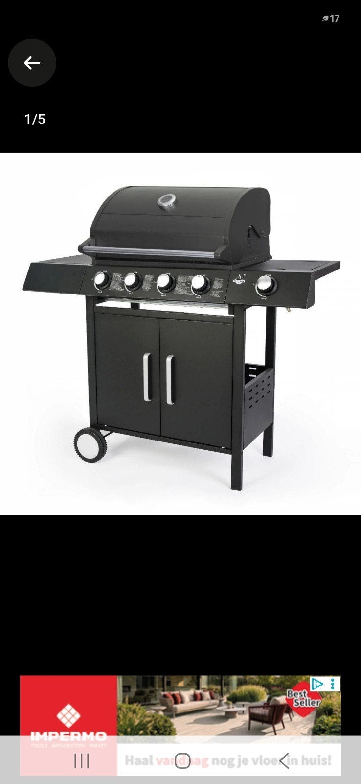 Barbeque op gas, Tuin en Terras, Gasbarbecues, Ophalen