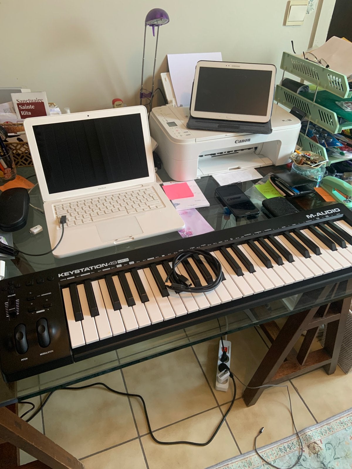Keystation 49 MK3 van M AUDIO, Musique & Instruments, Enlèvement ou Envoi, Comme neuf, 49 touches