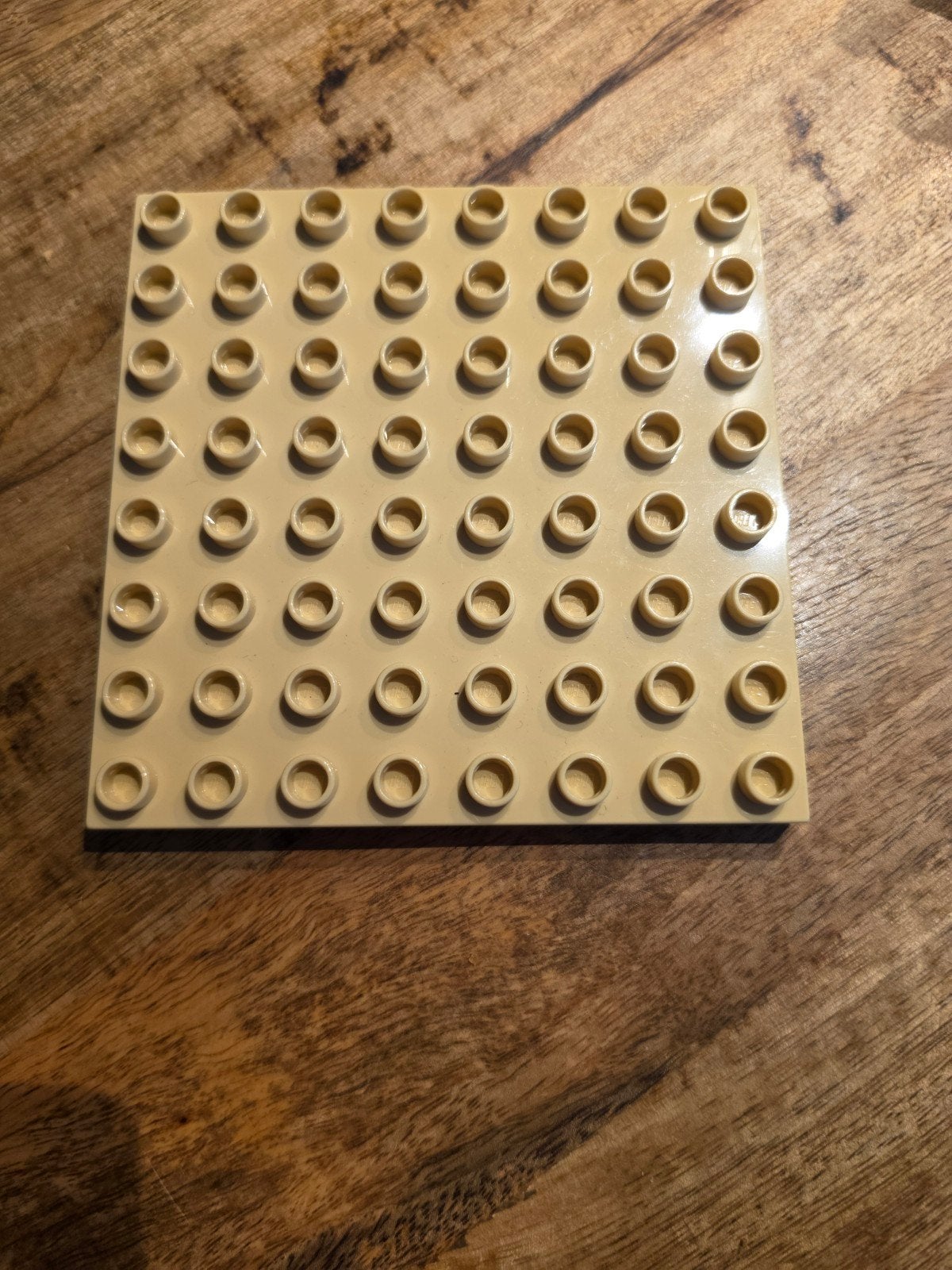 plaque de construction beige Lego Duplo, Enlèvement ou Envoi, Duplo