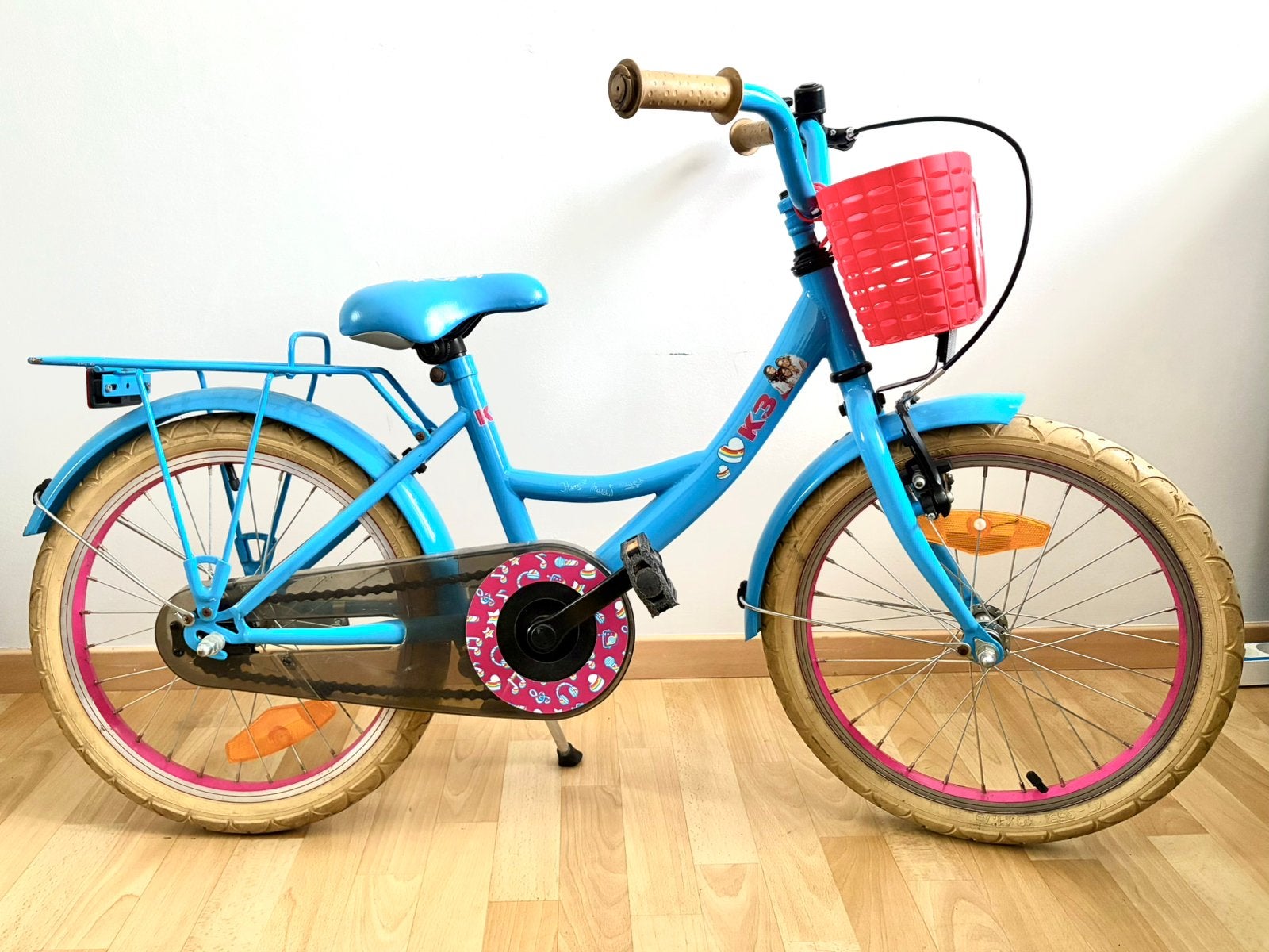 Meisjes fiets K3 // 18 inch wielen, Ophalen, Zo goed als nieuw, 18 inch
