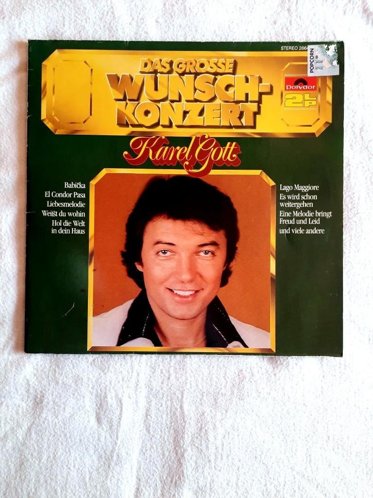 Karel Gott - Das Grosse Wunschkonzert, Inclusief binnenhoes, Ophalen, Gebruikt, 12 inch