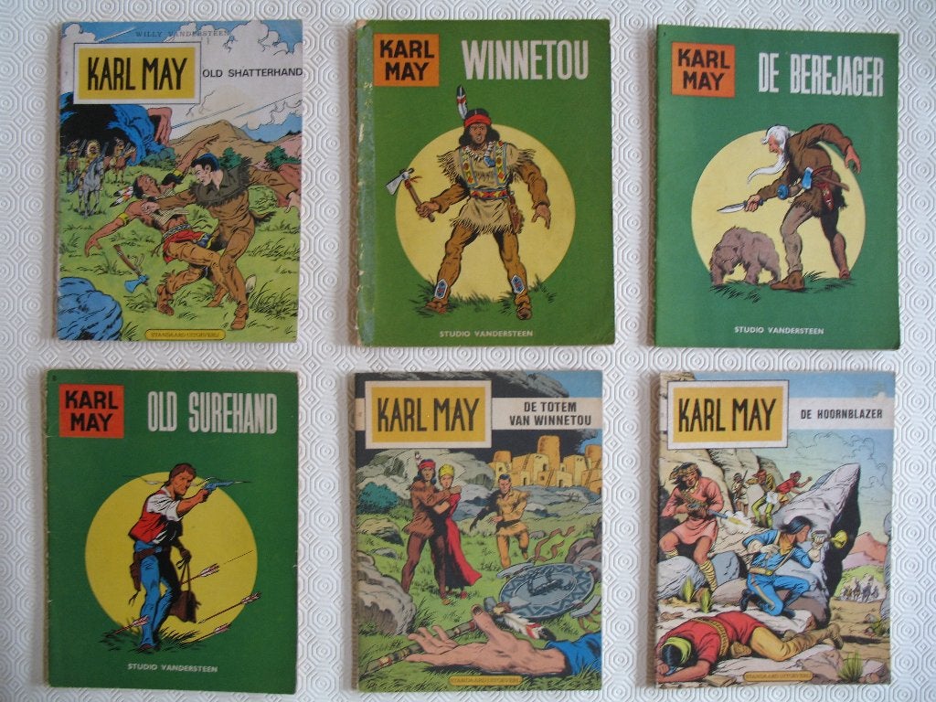 'Karl May ,Winnetou en old Schatterhand' 36 stuks, Meerdere stripboeken, Ophalen of Verzenden, Zo goed als nieuw