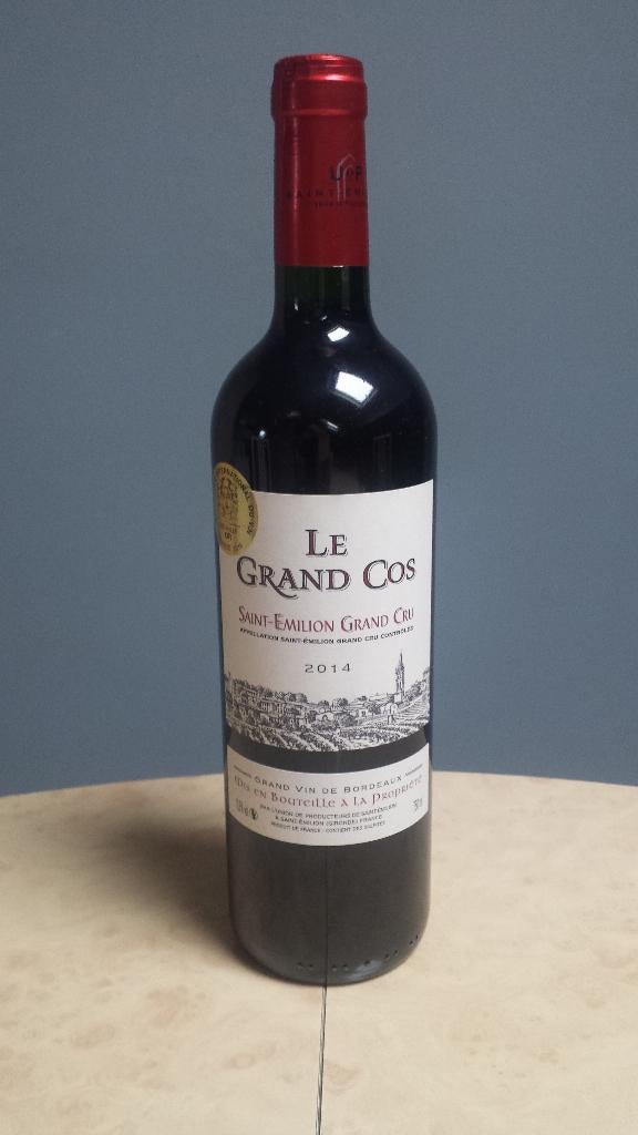 Le Grand Cos Saint-Emilion Grand Cru 2014, Neuf, Enlèvement ou Envoi, Pleine, Vin rouge